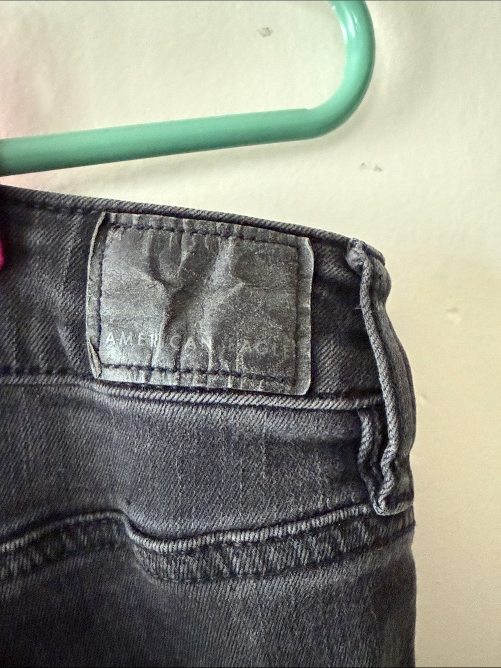 American Eagle Outfitters Black High-Rise Stretch Skinny Jeans - Picture 3 of 5